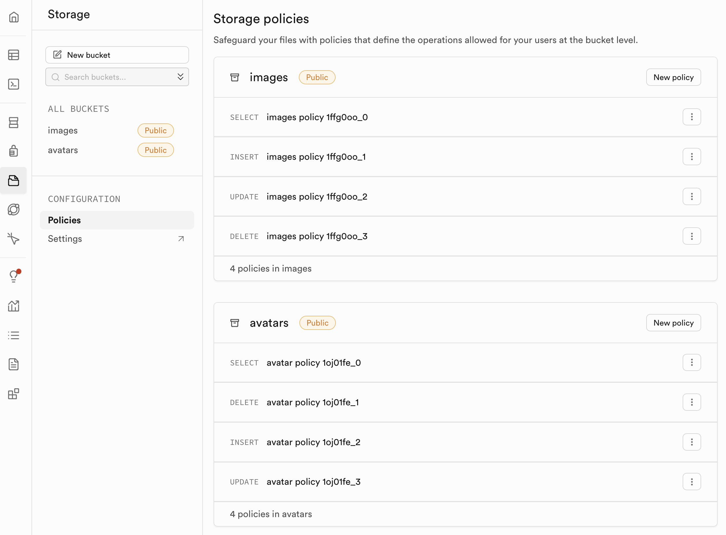 Storage policies done